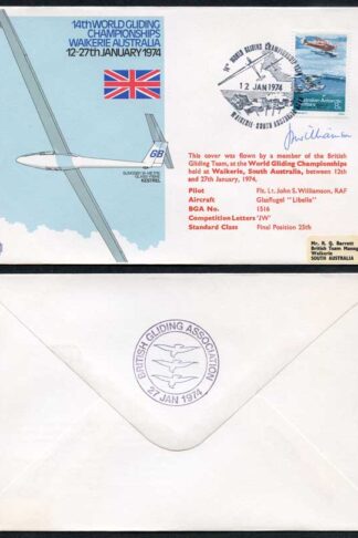 C28a 14th World Gliding Championships Signed by British Team Member (A)