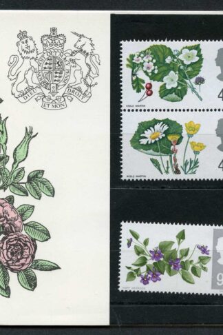 SG717-22 1967 Flowers ord Presentation pack