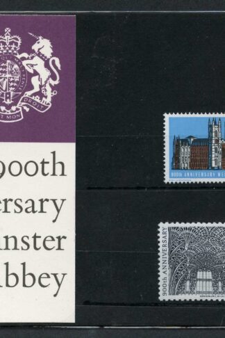 SG687-8 1966 Abbey Presentation pack