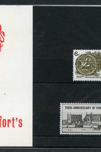 SG663-4 1965 700th Parliament Presentation pack