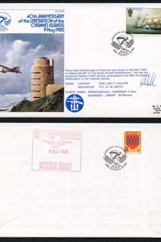 AC18b 40th Ann of the Liberation of the Channel Islands Pilot Signed