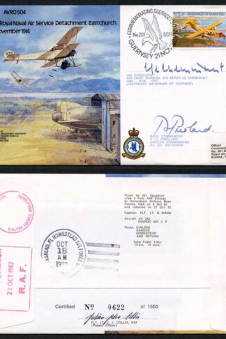 B2c No1 RNAS Detachment Eastchurch 2 Signed by Sir Peter Le Cheminant (B)