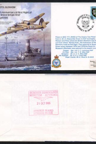 B23a 50th Ann 1st Flight of the Bristol Britain First Standard Cover