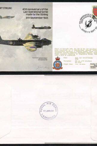B28a 40th Anniv of the Last Operational Sortie Made by a Stirling Standard Cover