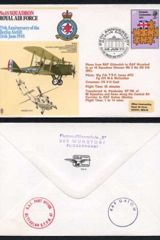RAF12d No.18 Squadron RAF Standard Cover