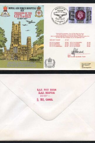 C50b Freedom of the City of Ely a Pilot of the Red Arrows Team Signed (F)