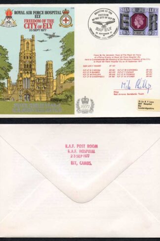 C50b Freedom of the City of Ely a Pilot of the Red Arrows Team Signed (K)