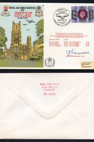 C50b Freedom of the City of Ely a Pilot of the Red Arrows Team Signed (M)