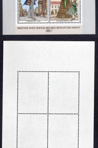 MS1099 Roland Hill M/Sheet Variety Gold appears doubled U/M