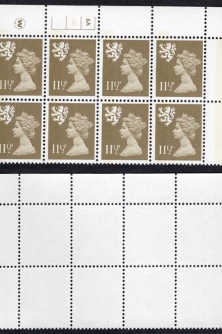 S-JFP11.5A 11.5p Mushroom LB Scotland Waddington LB FCP/PVA 6A/5B No Dot U/M
