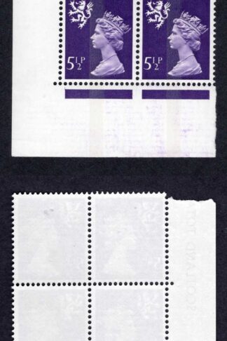 S-HFD5.5B 5.5p Violet Scotland Harrison CB Cyl 1 No Dot p19 FCP/PVAD U/M