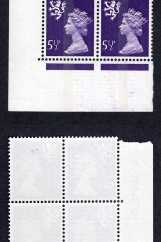 S-HFD5.5B 5.5p Violet Scotland Harrison CB Cyl 1 No Dot p19 FCP/PVAD U/M
