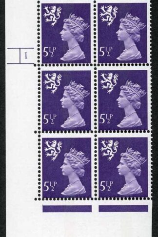 S-HFD5.5B 5.5p Violet Scotland Harrison CB Cyl 1 No Dot p19 FCP/PVAD U/M