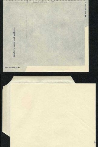 AP1c 6d Purple Airmail Lettersheet Grey-bluish grey paper Mint