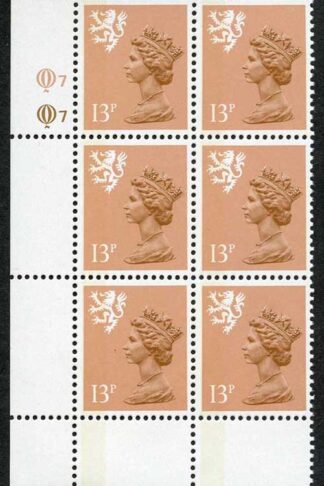 S-QFP13A 13p Chestnut Scotland Questa FCP/PVA Cyl Q7/Q7 Perf P U/M