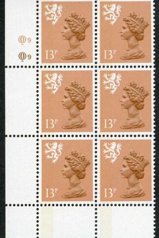 S-QFP13A 13p Chestnut Scotland Questa FCP/PVA Cyl Q9/Q9 Perf P U/M