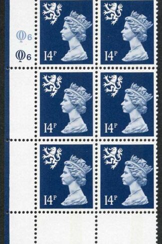 S-QFP147A 14p Deep Blue Scotland Questa CB FCP/PVA Cyl Q6/Q6 Perf P U/M