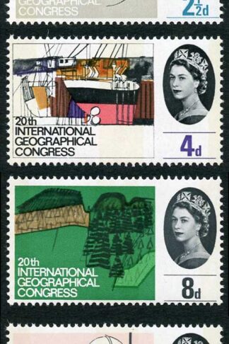 SG651p/4p 1964 Geographical Phosphor Set U/M
