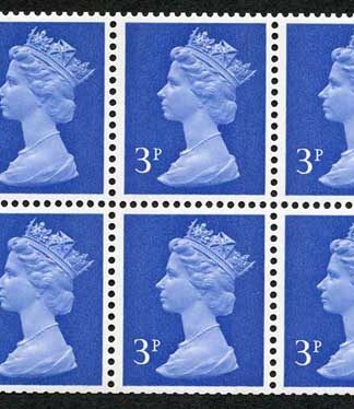 3p x 6 DP10 Booklet pane FCP/PVA Perf PAP2 Good Perfs U/M