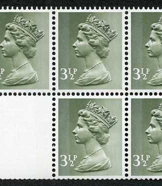 3.5p DP22A 2B Booklet Pane FCP/PVAD Perf P2r Good Perfs U/M