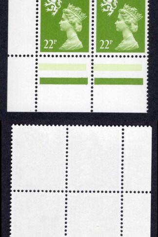 S-JAD22B 22p Yellow Green Scotland Waddington ACP/PVAD Cyl 2A/2B No Dot U/M