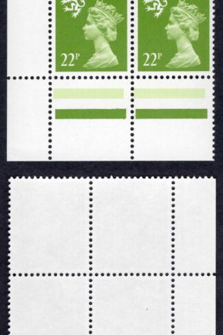 S-JAD22B 22p Yellow Green Scotland Waddington ACP/PVAD Cyl 2A/2B No Dot U/M