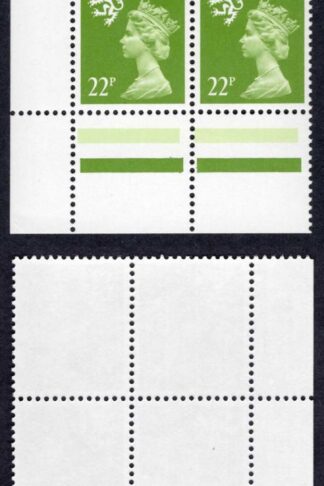 S-JAD22B 22p Yellow Green Scotland Waddington ACP/PVAD Cyl 2A/2B No Dot U/M
