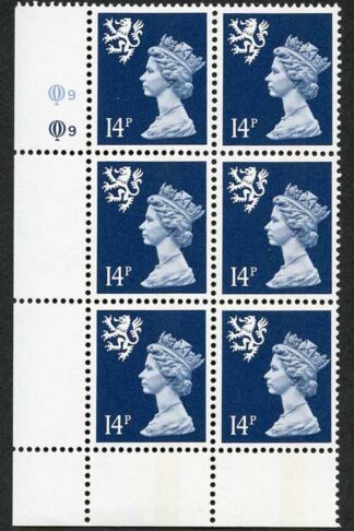 S-QFP14A 14p Deep Blue Scotland Questa CB FCP/PVA Cyl Q9/Q9 Perf P U/M