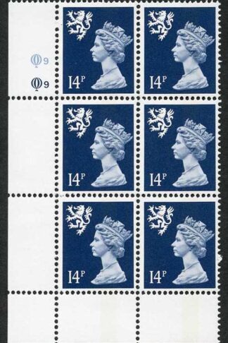 S-QFP14A 14p Deep Blue Scotland Questa CB FCP/PVA Cyl Q9/Q9 Perf P U/M