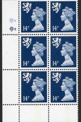 S-QFP14A 14p Deep Blue Scotland Questa CB FCP/PVA Cyl Q9/Q9 Perf P U/M