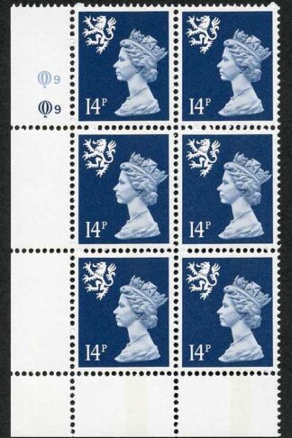 S-QFP14A 14p Deep Blue Scotland Questa CB FCP/PVA Cyl Q9/Q9 Perf P U/M