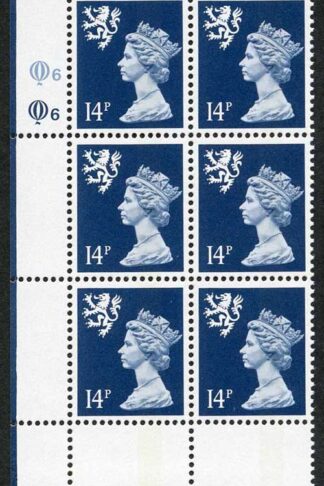 S-QFP147A 14p Deep Blue Scotland Questa CB FCP/PVA Cyl Q6/Q6 Perf P U/M