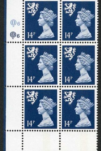 S-QFP14A 14p Deep Blue Scotland Questa CB FCP/PVA Cyl Q6/Q6 Perf P U/M