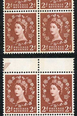 Spec S46A and S46Ad 2d Blue Phos Typo and Photo U/M Blocks of 4 (eBay 11)
