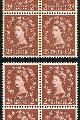 Spec S46A and S46Ad 2d Blue Phos Typo and Photo U/M Blocks of 4 (ebay 4)