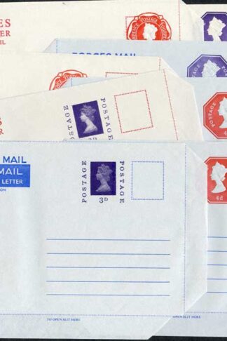 Collection of Stamped to order Forces Air Letters (8)