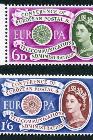 SG621/2 1960 Europa Set 2 U/M