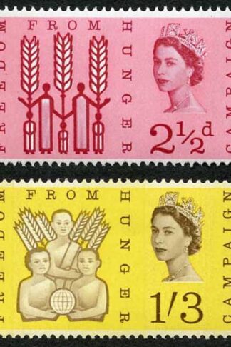 SG634p/5p 1963 Freedom From Hunger Phosphor Set U/M