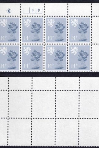 S-JCD14A 14p Steel Blue Scotland Waddington PCP/PVAD 4A/3B No Dot U/M