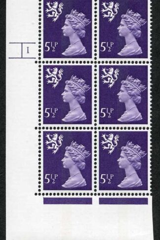 S-HFD5.5B 5.5p Violet Scotland Harrison CB Cyl 1 No Dot p19 FCP/PVAD U/M