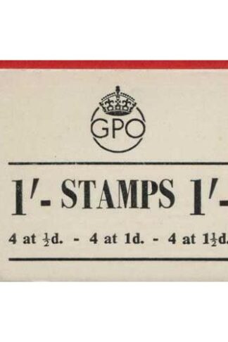 1/- Stamp Booklet SG BD8
