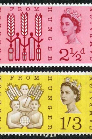 SG634p/5p 1963 Freedom from Hunger Phosphor Set U/M