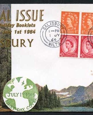 1st July 1964 Holiday se-tenant Pane on illustrated FDC