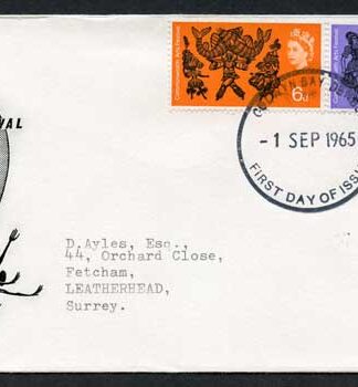 SG669/70 1965 C/W Arts Illustrated First Day Cover.