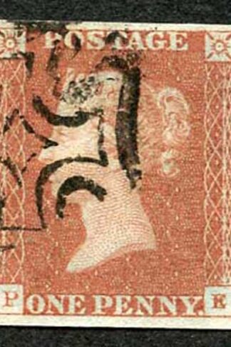 1841 Penny Red (PE) Plate 22 Fine Four Margin