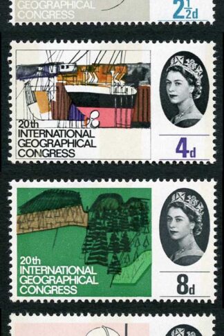SG651p/4p 1964 Geographical Phosphor Set U/M