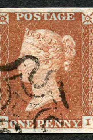 1841 Penny Red (TI) Plate 27 Fine Four Margins