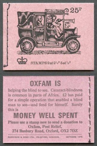 DH48 25p Stitched Booklet October 1972