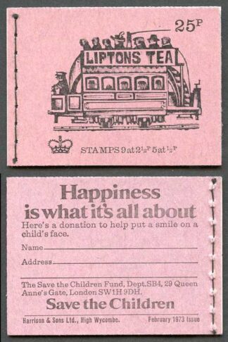 DH51 25p Stitched Booklet February 1973