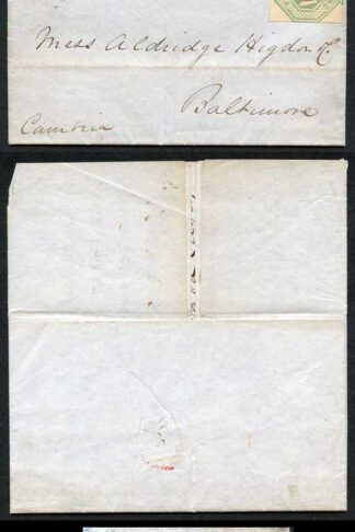 1/- Green on Entire to Baltimore.